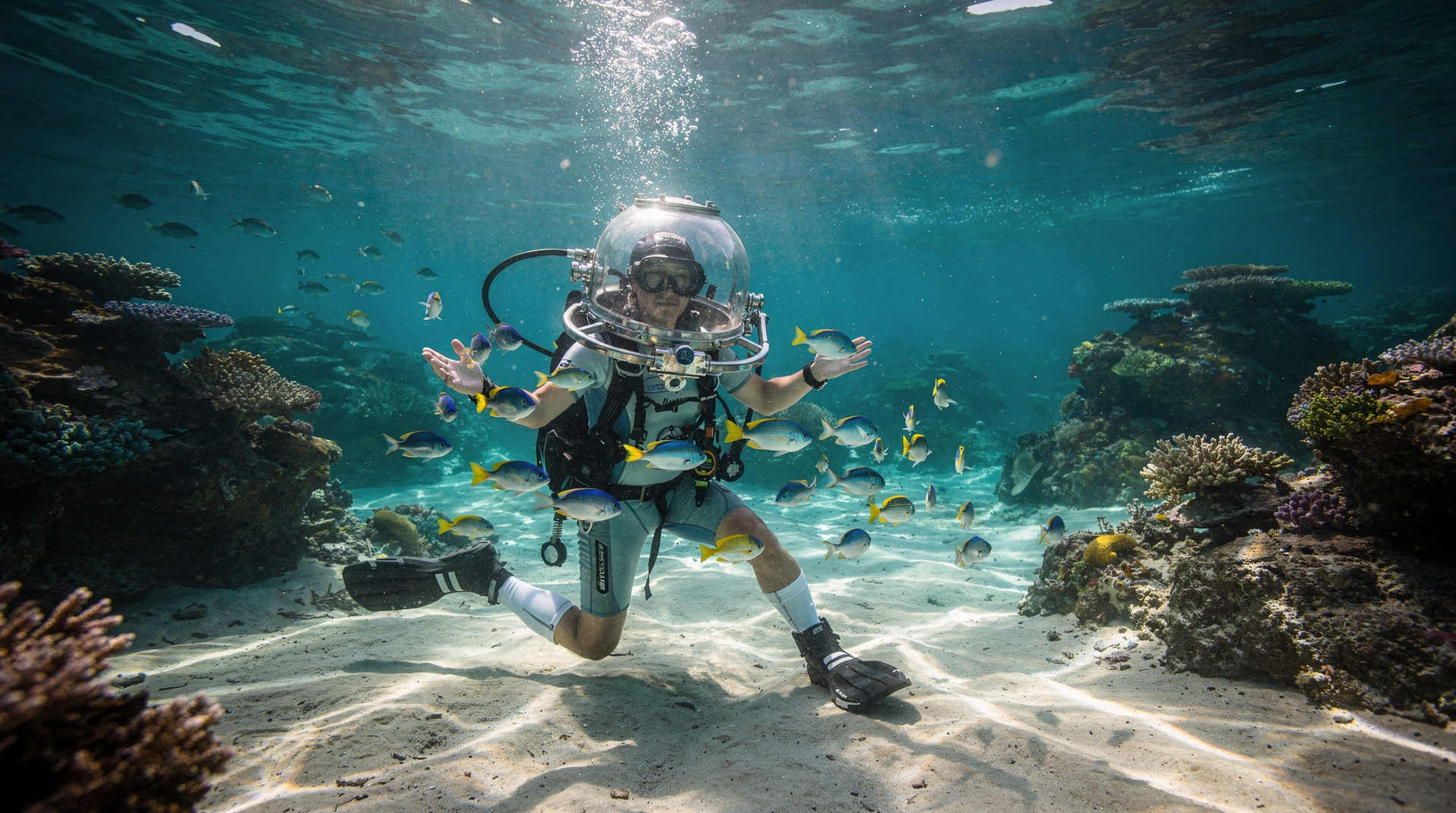 Sottomarino, sea walk e scooter subacqueo alle Mauritius